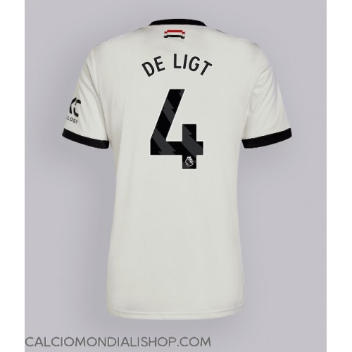 Maglie da calcio Manchester United Matthijs de Ligt #4 Terza Maglia 2024-25 Manica Corta